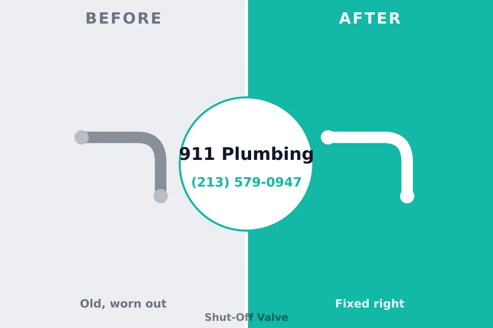 Before and after: plumbing company Chanhassen, MN